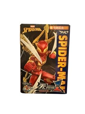 Spider-Man Action Figure Box - Red & Gold